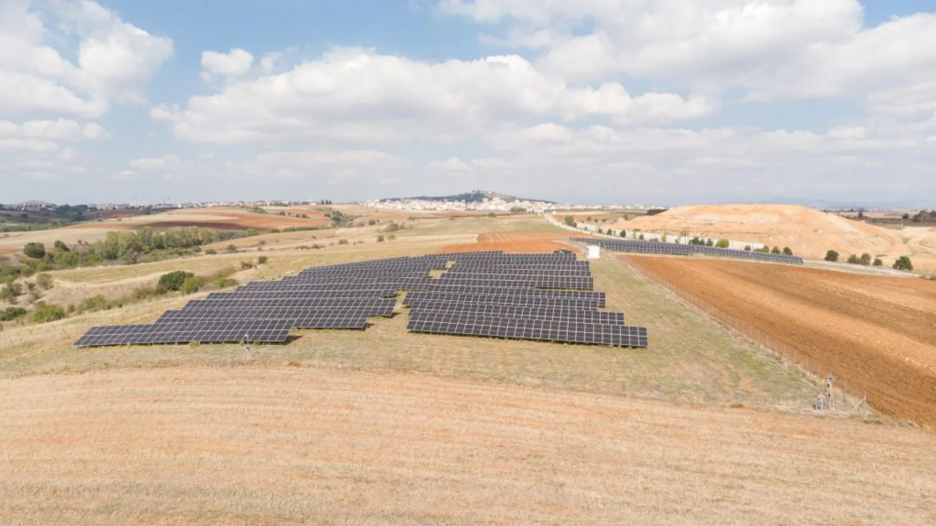 Φωτοβολταϊκά panels αεροφωτογραφία